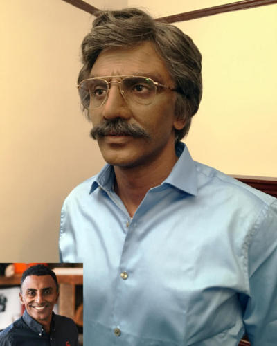 Marcus Samuelsson Disguise Make-Up for CBS Network.