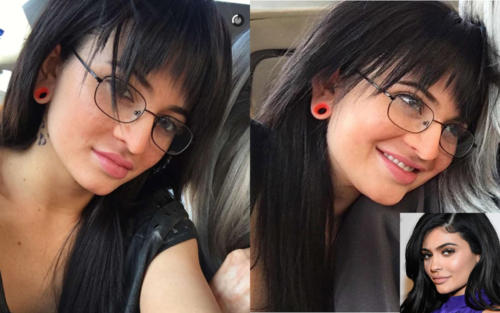 Kylie Jenner Disguise Make-Up for E! Network.